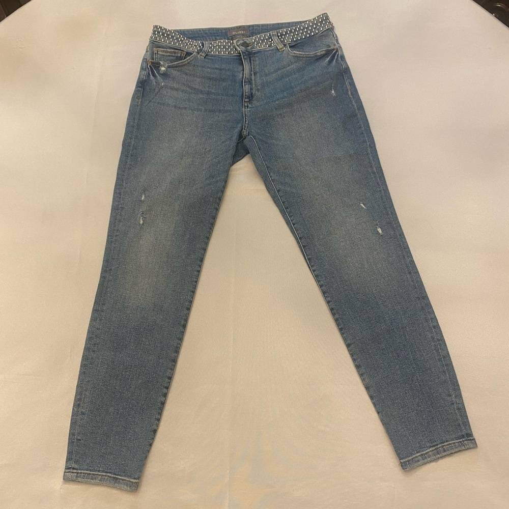 DL1961 Women’s Mid Rise Florence Instasculpt Ankle Skinny, in Folsom, Size 32.